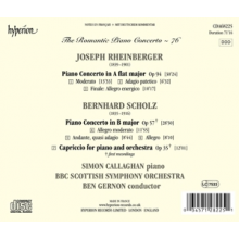 Callaghan, Simon & Bbc Scottish Symphony Orchestra - Rheinberger & Scholz: Piano Concertos (Hyperion Ro