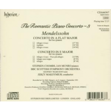 Coombs, Stephen & Ian Munro & Bbc Scottish Symphony O - Mendelssohn: Concertos For 2 Pianos (Hyperion Roma