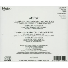 King, Thea & English Chamber Orchestra & Jeffrey Tate - Mozart: Clarinet Concerto, K. 622 & Clarinet Quint