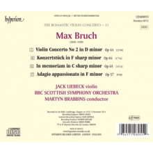 Liebeck, Jack & Bbc Scottish Symphony Orchestra & Mar - Bruch: Violin Concerto No. 2 & Other Works (Hyperi