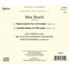 Liebeck, Jack & Bbc Scottish Symphony Orchestra & Mar - Bruch: Violin Concerto No. 3 & Scottish Fantasy (H