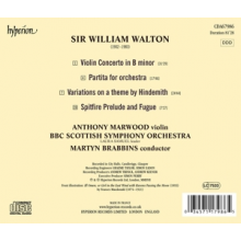 Marwood, Anthony & Bbc Scottish Symphony Orchestra - Walton: Violin Concerto, Partita & Hindemith Varia