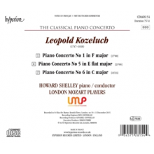 Shelley, Howard & London Mozart Players - Kozeluch: Piano Concertos Nos. 1, 5 & 6 (Hyperion