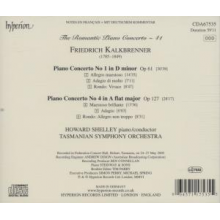 Shelley, Howard & Tasmanian Symphony Orchestra - Kalkbrenner: Piano Concertos Nos. 1 & 4 (Hyperion