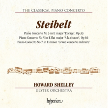 Shelley, Howard & Ulster Orchestra - Steibelt: Piano Concertos Nos. 3, 5 & 7 Hyperion C