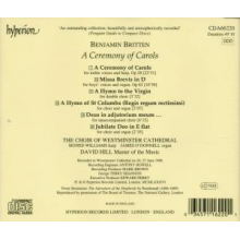 Westminster Cathedral Choir & David Hill - Britten: a Ceremony of Carols, Missa Brevis & Othe