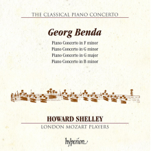 Shelley, Howard & London Mozart Players - Georg Benda: Piano Concerto In F Minor, G Minor, G Major, B Minor