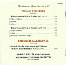 Shelley, Howard & Nuremberg Symphony Orchestra - Tellefsen & Kalkbrenner: Piano Concertos