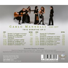 Augustynowicz, Ewa Anna & Ensemble Giardino Di Delizie - Carlo Mannelli: Trio Sonatas Op. 2