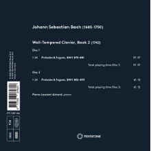 Aimard, Pierre-Laurent - Bach: Well-Tempered Clavier, Book 2