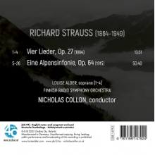 Alder, Louise - R. Strauss: Eine Alpensinfonie & Vier Lieder, Op. 27