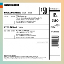 Bavarian Radio Chorus - Berio & Zuraj: Musica Viva #50 Coro/Automatones