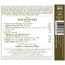 Cannestra, Andrew - Wieniawski: Piano Works