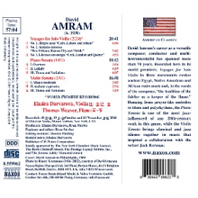 Darvarova, Elmira - Amram: Voyages For Solo Violin; Piano Sonata; Violin Sonata
