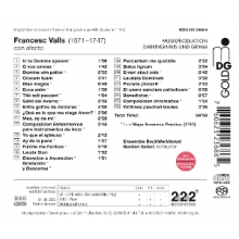 Ensemble Bachwerkvokal - Valls: Con Afecto