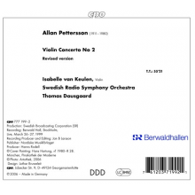 Pettersson, A. - Violin Concerto No.2:Revi