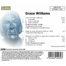 Lewis, Geneva - Grace Williams: Violin Concerto, Elegy For String Orchestra & Sinfonia Concertante