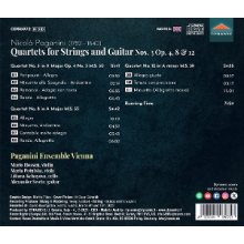 Paganini Ensemble Vienna - Nicolo Paganini: Quartets For Strings and Guitar Nos. 3, Op. 4, 8 & 12
