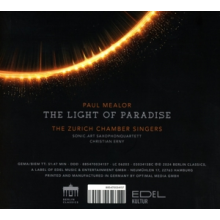 Zurich Chamber Singers & Sonic.Art Saxophonquartett - Paul Mealor: the Light of Paradise