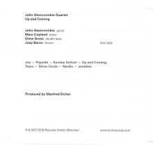 Abercrombie, John - Up And Coming