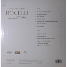 Bocelli, Andrea - A Family Christmas (lp)