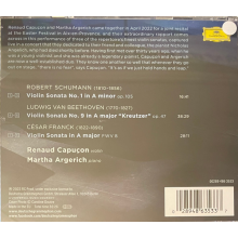 Capucon Renaud, Argerich Martha - Beethoven, Schumann, Franck: Live From Aix-en -provence
