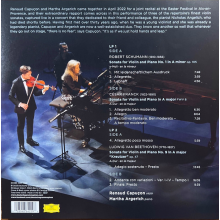 Capucon Renaud, Argerich Martha - Beethoven, Schumann, Franck: Live From Aix-en -provence (2lp)
