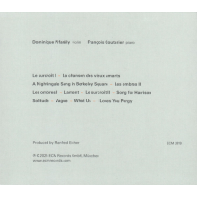 Couturier, Francois / Pifarelly, Dominique - Preludes & Songs