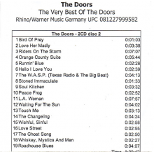 Doors, The - Very Best Of(40th Anniversary)