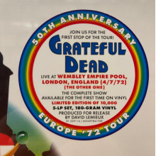 Grateful Dead - Wembley Empire Pool, London, England 4/7/72 (rsd 2022)