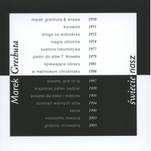 Grechuta, Marek - Swiecie Nasz (15 Cd)