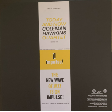 Hawkins, Coleman - Today And Now (lp) (verve By Request)