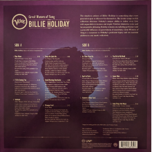 Holiday, Billie - Great Women Of Song: Bilie Holiday (lp)