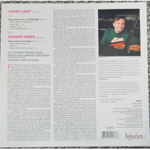 Hough, Stephen/ Bergen Philharmonic Orchestra/ Andrew Litton - Liszt: Piano Concertos Nos. 1 & 2 – Grieg: Piano Concerto (lp)