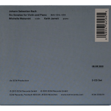 Jarett, Keith&michelle Makarski - J.s.bach 6 Sonates For Violin And Piano