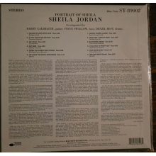 Jordan, Sheila - Portrait Of Sheila (tone Poet)