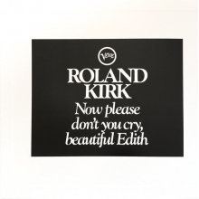 Kirk  Roland - Now Please Don't You Cry, Beautiful Edith (acoustic Sounds)