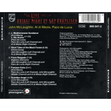 Meola, Mclaughlin, Lucia - Friday Night In San Francisco