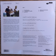 Mercereau, Nate/ Josh Johnson/ Carlos Nino - Openness Trio