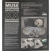 Muse - Absolution Xx Anniversary (silver (discs1&2) & Clear (disc3) Vinyl Album, 2cd Box.)