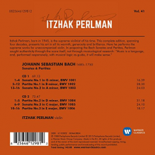 Perlman, Itzhak - Bach: Sonatas & Partitas