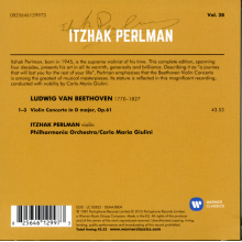 Perlman/giulini/philharmonia Orchestra - Beethoven: Violin Concertos