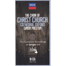 Preston, Simon - Christ Church Cathedral Choir, Oxford - Complete Argo & L'oiseau-lyre Recordings