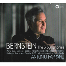 Rana/sierra/lemieux/orchestra Dell'accademia Nazionale Di Santa Cecilia/pappano - Bernstein: Symphonies Nos. 1 - 3, Prelude, Fugue & Riffs
