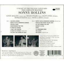 Rollins, Sonny - A Night At The Village Vanguard: The Complete Masters (2cd)