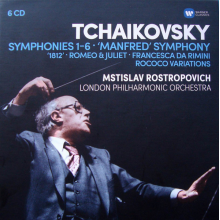 Rostropovich, Mstislav /london Philharmonic Orchestra - Tchaikovsky: Symphonies 1-6, Manfred Symphony, Francesca Da Rimini, Romeo And Juliet Fantasy Overture, 1812, Rococo Variations