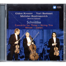 Rostropovich, Mstislav/gidon Kremer/yuri Bashmet/moscow Soloists - Schnittke: Concerto For Three, String Trio, Minuet