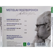 Rostropovich, Mstislav/london Symphony Orchestra/kent Nagano - Milhaud & Honneger: Cello Concertos