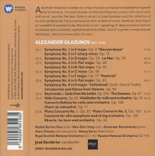 Serebrier, Jose - Glazunov: The Complete Symphonies & Concertos