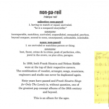 Sinatra, Frank - Sings For Only The Lonely (stereo Mix)